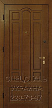 Металлические двери отделка МДФ шпон №12