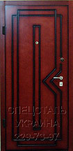 Металлические двери отделка МДФ шпон №15